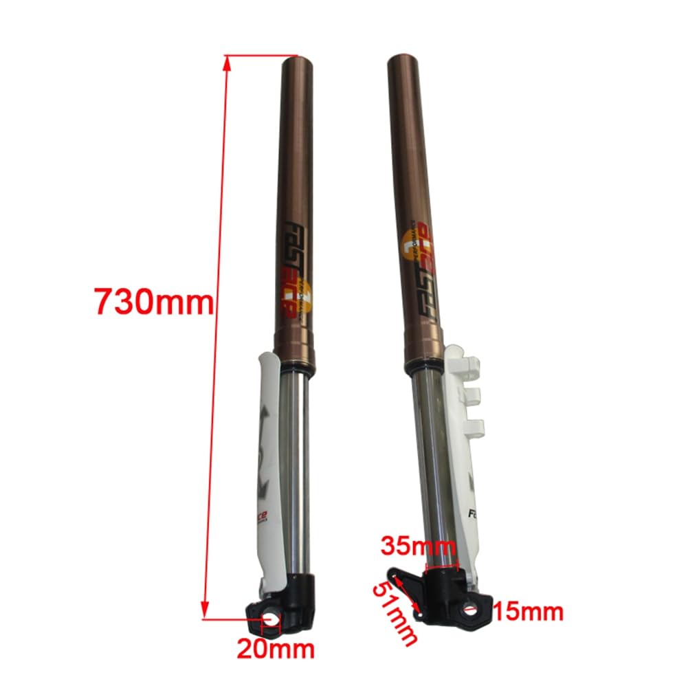 Amazon.com: TC-Motor Motorcycle Front Fork 730mm Suspension